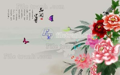 Download file ảnh gốc File gốc in tranh tổng hợp tường nền K41298 để in ấn