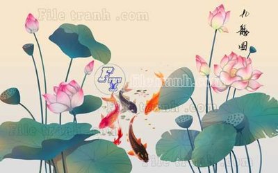 File tranh File gốc in tranh tổng hợp tường nền K41316 (gốc) chủ đề thiên nhiên