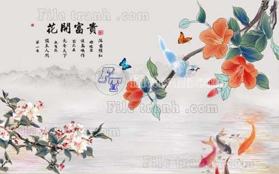 File in mica File gốc in tranh tổng hợp tường nền K41336 (ảnh gốc) đẹp