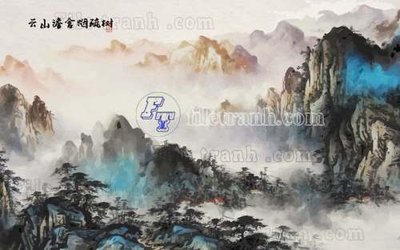 File gốc File gốc in tranh tổng hợp tường nền K41354 (PSD/TIFF) độ phân giải cao