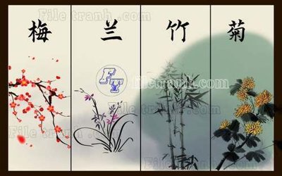 Tải file File gốc in tranh tổng hợp tường nền K41373 (gốc) làm tranh treo tường