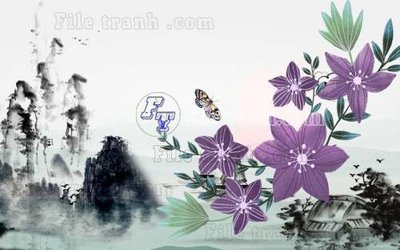 File tranh quảng cáo File gốc in tranh tổng hợp tường nền K41376 (download file gốc)