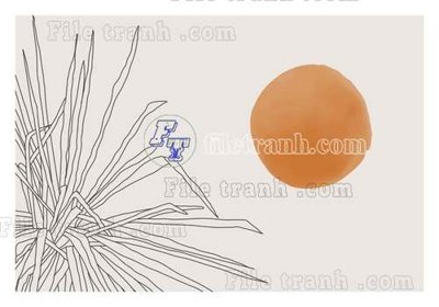 File gốc File gốc in tranh tổng hợp tường nền K43092 (in lụa) cao cấp