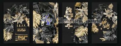 File gốc in ấn File gốc in tranh tổng hợp tường nền K43410 chất lượng vượt trội