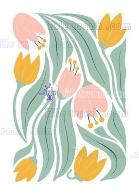 File gốc File gốc in tranh tổng hợp tường nền K43514 (chuẩn CMYK) cho nhà in