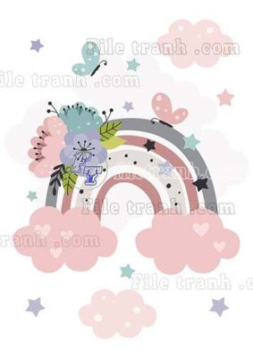 File in trần File gốc in tranh tổng hợp tường nền K43717 (bản gốc) đại dương