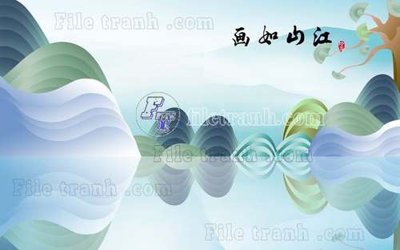 File gốc File gốc in tranh tổng hợp tường nền K44002 (thiết kế) cho in ấn