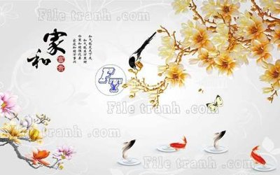 Download file gốc File gốc in tranh tổng hợp tường nền K44003 (dùng cho in ấn)