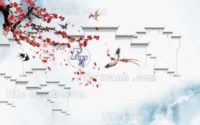 File tranh PSD File gốc in tranh tổng hợp tường nền K44034 chất lượng cao