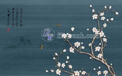 File in mica File gốc in tranh tổng hợp tường nền K44067 (bản gốc) làm vách ngăn