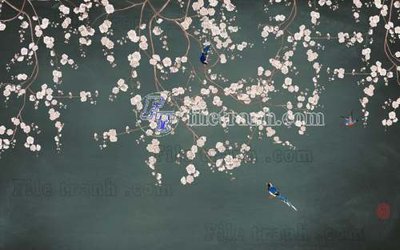 File tranh in mica File gốc in tranh tổng hợp tường nền K44108 (độ phân giải cao)