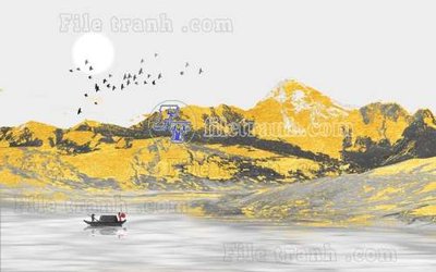 File tranh File gốc in tranh tổng hợp tường nền K44123 (gốc) chủ đề động vật