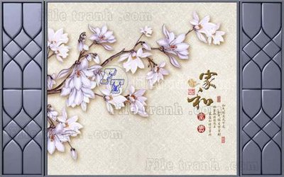 Tải file gốc File gốc in tranh tổng hợp tường nền K44134 (bản PSD) còn layer