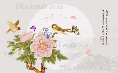 File in trần File gốc in tranh tổng hợp tường nền K44180 (bản gốc) hoa văn