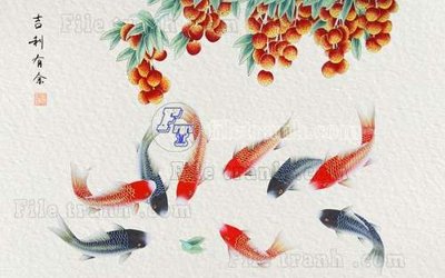 Tải file File gốc in tranh tổng hợp tường nền K44187 (gốc) in tranh tráng gương