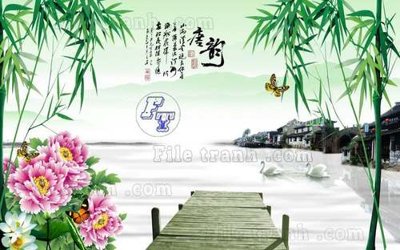 File ảnh gốc File gốc in tranh tổng hợp tường nền K44188 không vỡ nét