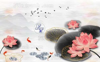 File gốc File gốc in tranh tổng hợp tường nền K44198 (ảnh chi tiết) để in trần