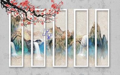 File tranh File gốc in tranh tổng hợp tường nền K44200 (bản gốc) trang trí văn phòng