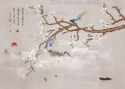 File in ấn File gốc in tranh tổng hợp tường nền K44204 (bản gốc) từ file gốc