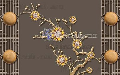 Tải file File gốc in tranh tổng hợp tường nền K44228 (gốc) làm tranh treo tường