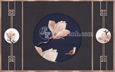 File in trần File gốc in tranh tổng hợp tường nền K44270 (bản gốc 3D) sống động
