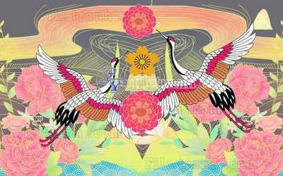 Download file ảnh gốc File gốc in tranh tổng hợp tường nền K44282 để in ấn