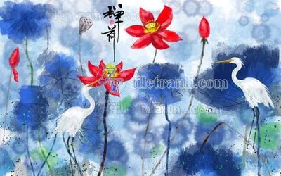 File gốc File gốc in tranh tổng hợp tường nền K44292 (dành cho quảng cáo)