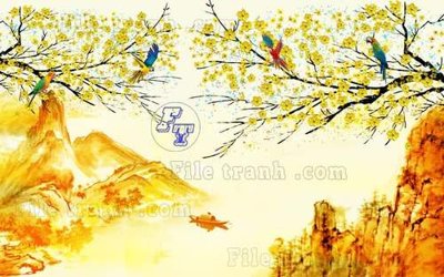 Tải file gốc File gốc in tranh tổng hợp tường nền K44293 (in khổ lớn) không vỡ