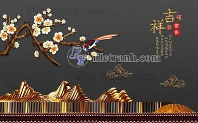 File gốc File gốc in tranh tổng hợp tường nền K44311 (dành cho trang trí nội thất)