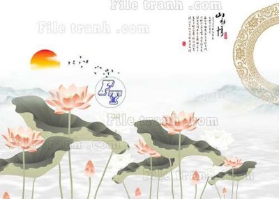 File in trần File gốc in tranh tổng hợp tường nền K44317 (bản gốc) mây trời