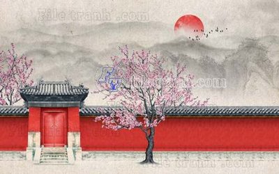 Tải file File gốc in tranh tổng hợp tường nền K44325 (gốc) làm file tranh quảng cáo