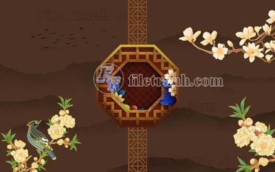 File ảnh File gốc in tranh tổng hợp tường nền K44357 (gốc) dùng in Pano