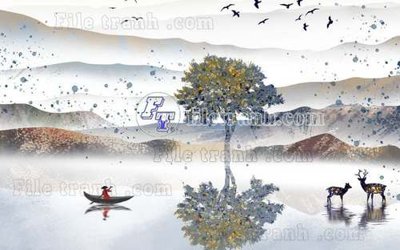 File in lụa File gốc in tranh tổng hợp tường nền K44415 (hoa văn) File gốc in tranh tổng hợp tường nền K44415