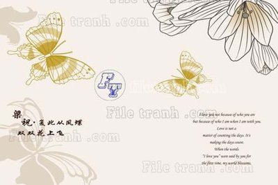 Download file gốc File gốc in tranh tổng hợp tường nền K44430 (in mica) trang trí