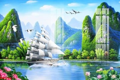 File tranh File gốc in tranh tổng hợp K4454 (gốc) in film