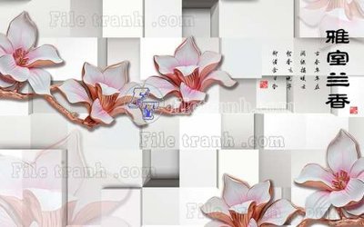 Tải file File gốc in tranh tổng hợp tường nền K44616 (PSD) cho in tranh 3D