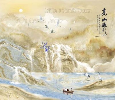 Tải file File gốc in tranh tổng hợp tường nền K44660 (gốc) làm file thiết kế