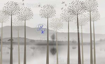 Ảnh gốc File gốc in tranh tổng hợp tường nền K44735 (độ nét cao) in tráng gương