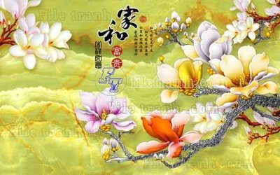 Ảnh gốc File gốc in tranh tổng hợp tường nền K44736 (nét căng) in mica