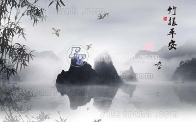 File tranh File gốc in tranh tổng hợp tường nền K44775 (gốc) chủ đề con người