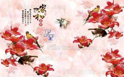 File gốc File gốc in tranh tổng hợp tường nền K44805 (in lụa) tranh thuận buồm