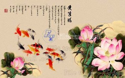 File tranh trang trí File gốc in tranh tổng hợp tường nền K44817 (file gốc)