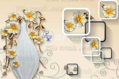 Hình ảnh file gốc in trần nhà File gốc in tranh tổng hợp tường nền K44877