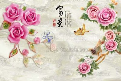 File gốc File gốc in tranh tổng hợp tường nền K44894 (thiết kế) độc quyền