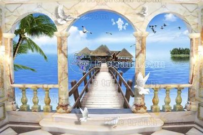 File gốc File gốc in tranh tổng hợp tường nền K44898 (in ấn) không giới hạn