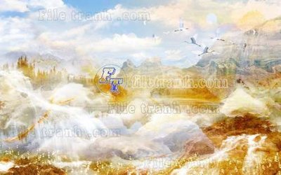 File gốc File gốc in tranh tổng hợp tường nền K45028 (thiết kế) độc quyền