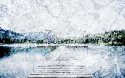 File in trần File gốc in tranh tổng hợp tường nền K45063 (bản gốc) đại dương