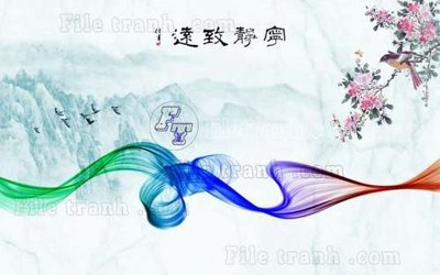 File gốc File gốc in tranh tổng hợp tường nền K45172 (in lụa) hoa văn cổ điển