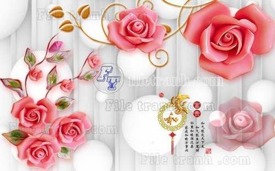 File tranh File gốc in tranh tổng hợp tường nền K45214 (ảnh gốc) không bị mờ