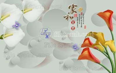 File gốc File gốc in tranh tổng hợp tường nền K45216 cho in ấn và thiết kế